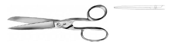 СМІТ НОЖИЦІ ДЛЯ ПЕРЕВ. МАТЕРІАЛУ ДОВГА ЛЕЗО 180